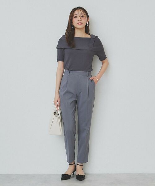 index / インデックス ニット・セーター | アシメリボンオフショルニット【洗濯機洗い可】 | 詳細2