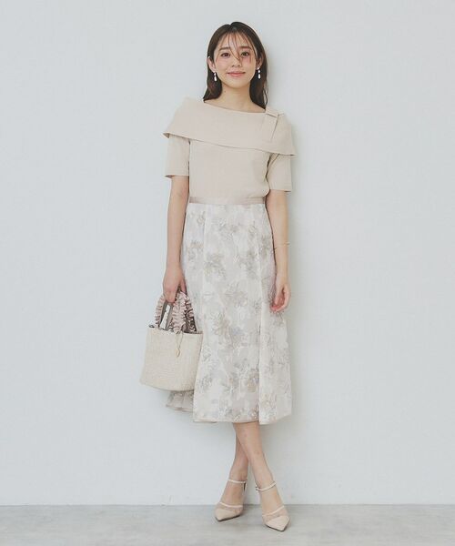 index / インデックス ニット・セーター | アシメリボンオフショルニット【洗濯機洗い可】 | 詳細6