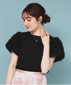 index / インデックス ニット・セーター | シフォンチュールスリーブニット【洗える】