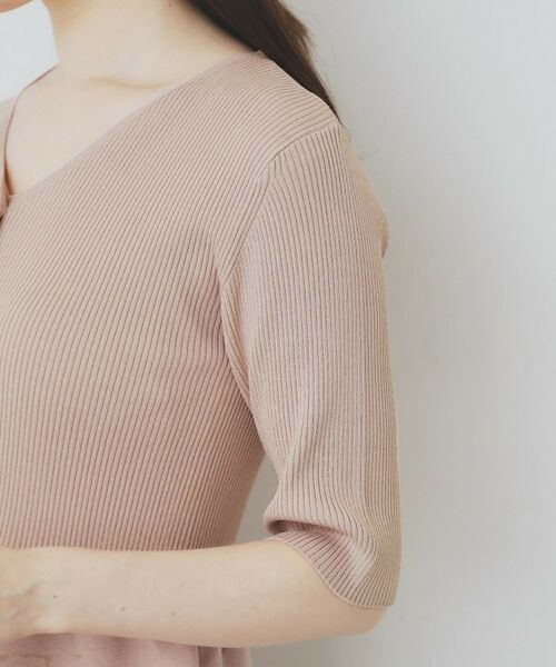 index / インデックス ニット・セーター | シアーレイヤードペプラムニット【洗濯機洗い可】 | 詳細17