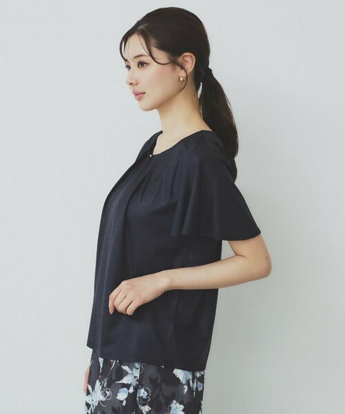 index / インデックス カットソー | ビジュースリットフリルスリーブトップス【洗濯機洗い可】 | 詳細18