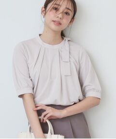 index / インデックス シャツ・ブラウス | サイドリボンデザイントップス【UV/接触冷感/吸水速乾/洗濯機洗い可】