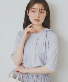 index / インデックス シャツ・ブラウス | サイドリボンデザイントップス【UV/接触冷感/吸水速乾/洗濯機洗い可】