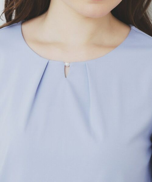 index / インデックス カットソー | フロントパール調タックパフトップス【UV/接触冷感/洗濯機洗い可】 | 詳細20