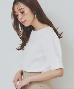 index / インデックス カットソー | 《10色展開/XS-LLサイズ》コットンスムースタックスリーブトップス【UV/接触冷感/洗濯機洗い可】