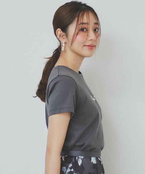 index / インデックス Tシャツ | ワンポイントロゴ刺繍Tシャツ【UV/接触冷感/洗濯機洗い可】 | 詳細5