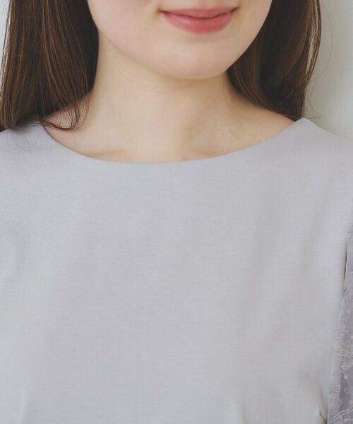 index / インデックス カットソー | シアーバルーンスリーブトップス【洗濯機洗い可/接触冷感】 | 詳細16