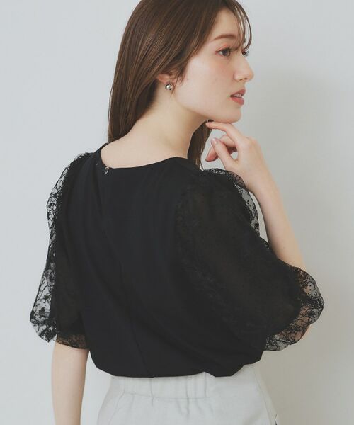 index / インデックス カットソー | シアーバルーンスリーブトップス【洗濯機洗い可/接触冷感】 | 詳細9