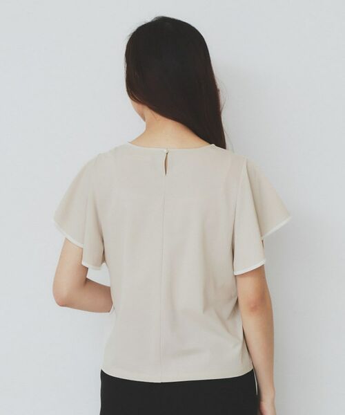 index / インデックス カットソー | バイカラーフレアスリーブトップス【洗濯機洗い可】 | 詳細15