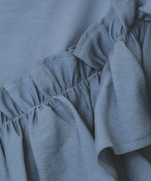 index / インデックス カットソー | アシメフリルトップス【UV/接触冷感/洗濯機洗い可】 | 詳細12