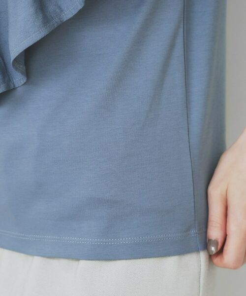 index / インデックス カットソー | アシメフリルトップス【UV/接触冷感/洗濯機洗い可】 | 詳細18