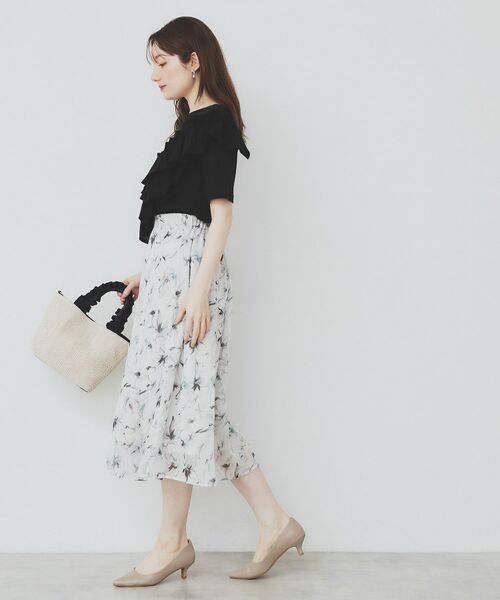 index / インデックス カットソー | アシメフリルトップス【UV/接触冷感/洗濯機洗い可】 | 詳細7