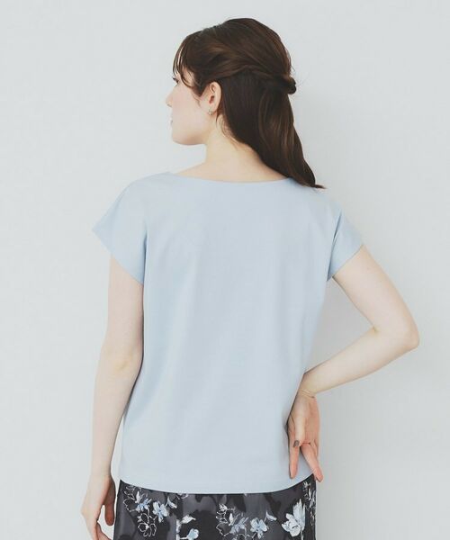 index / インデックス カットソー | 《6色展開/XS-3サイズ》キーネックビジュートップス【UV/接触冷感/洗濯機洗い可】 | 詳細30