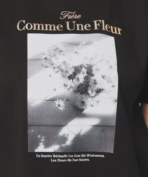 index / インデックス Tシャツ | 箔プリントショート丈Tシャツ【UV/接触冷感/洗濯機洗い可】 | 詳細8