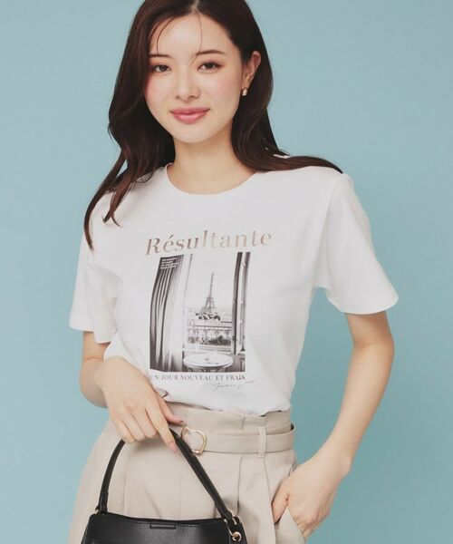 index/インデックス 転写箔プリントショート丈Tシャツ【洗濯機可・接触冷感・UVケア】 ホワイト(101) 36(S) index/インデックス 転写箔プリントショート丈Tシャツ【洗濯機可・接触冷感・UVケア】 ホワイト(101) 36(S)