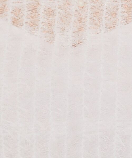 index / インデックス カットソー | チュールフリンジシアートップス【洗える】 | 詳細4