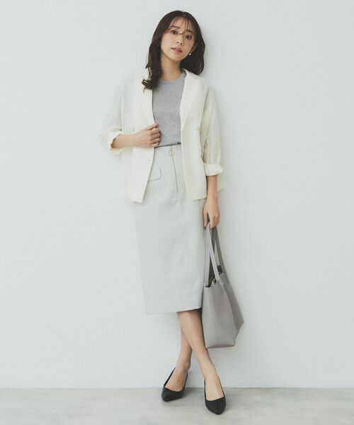 index / インデックス カットソー | ラメリブクルーネックトップス【洗濯機洗い可】 | 詳細12