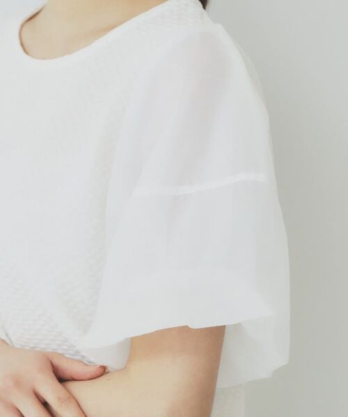 index / インデックス カットソー | シアーバルーンスリーブトップス【洗濯機洗い可】 | 詳細14