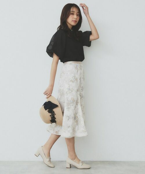 index / インデックス カットソー | シアーバルーンスリーブトップス【洗濯機洗い可】 | 詳細6