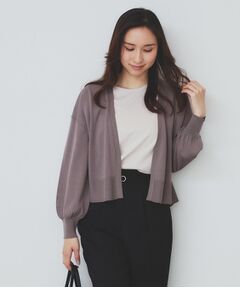 index / インデックス カーディガン・ボレロ | 《6色展開》リラクシーショートカーディガン【洗濯機洗い可/接触冷感/抗ピル】