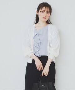 index / インデックス カーディガン・ボレロ | 《6色展開》リラクシーショートカーディガン【洗濯機洗い可/接触冷感/抗ピル】