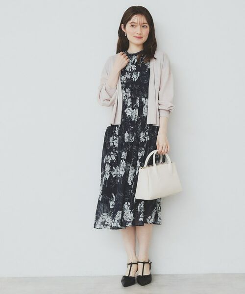 index / インデックス カーディガン・ボレロ | 《6色展開》リラクシーショートカーディガン【洗濯機洗い可/接触冷感/抗ピル】 | 詳細10