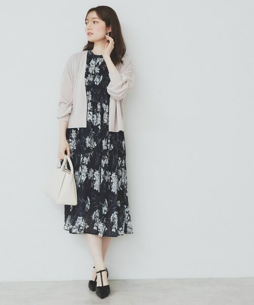 index / インデックス カーディガン・ボレロ | 《6色展開》リラクシーショートカーディガン【洗濯機洗い可/接触冷感/抗ピル】 | 詳細11