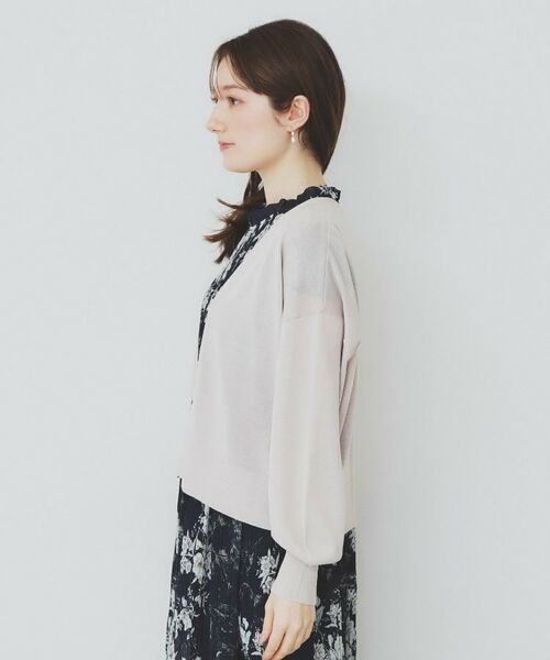 index / インデックス カーディガン・ボレロ | 《6色展開》リラクシーショートカーディガン【洗濯機洗い可/接触冷感/抗ピル】 | 詳細26