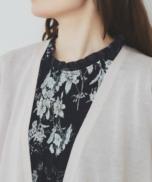 index / インデックス カーディガン・ボレロ | 《6色展開》リラクシーショートカーディガン【洗濯機洗い可/接触冷感/抗ピル】 | 詳細28