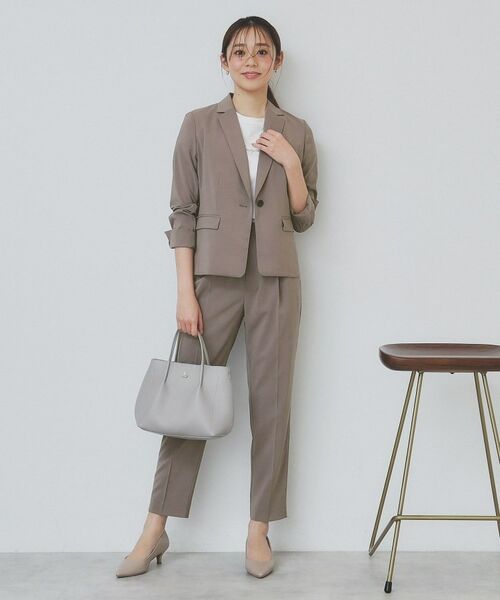 index / インデックス テーラードジャケット | ストレッチテーラードジャケット/セットアップ対応【洗える/抗ピル/接触冷感】 | 詳細11