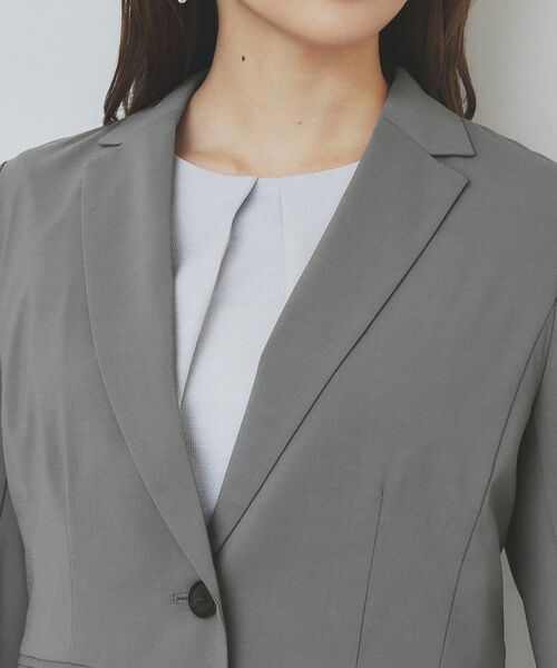index / インデックス テーラードジャケット | ストレッチテーラードジャケット/セットアップ対応【洗える/抗ピル/接触冷感】 | 詳細16
