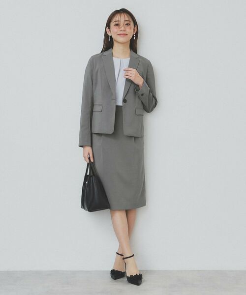 index / インデックス テーラードジャケット | ストレッチテーラードジャケット/セットアップ対応【洗える/抗ピル/接触冷感】 | 詳細2