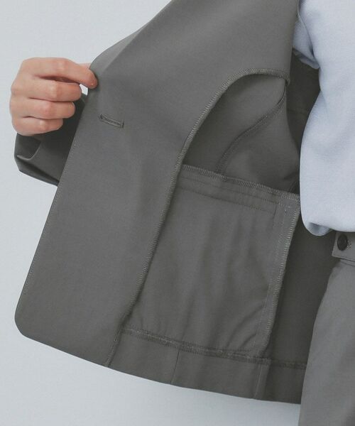 index / インデックス テーラードジャケット | ストレッチテーラードジャケット/セットアップ対応【洗える/抗ピル/接触冷感】 | 詳細21