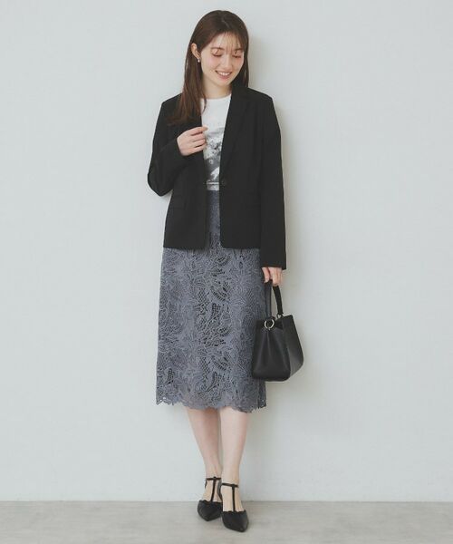 index / インデックス テーラードジャケット | ストレッチテーラードジャケット/セットアップ対応【洗える/抗ピル/接触冷感】 | 詳細6