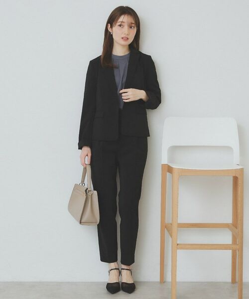 index / インデックス テーラードジャケット | ストレッチテーラードジャケット/セットアップ対応【洗える/抗ピル/接触冷感】 | 詳細7