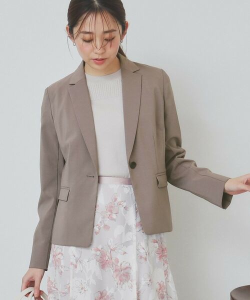 index / インデックス テーラードジャケット | ストレッチテーラードジャケット/セットアップ対応【洗える/抗ピル/接触冷感】 | 詳細9