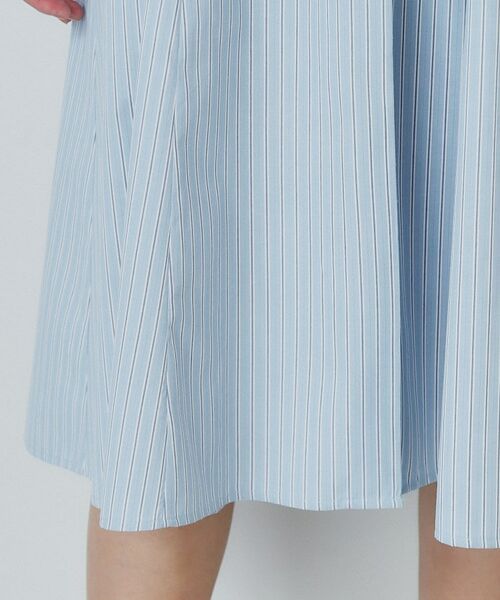 index / インデックス ミニ丈・ひざ丈ワンピース | ストライプシャツワンピース【洗濯機洗い可/イージーアイロン】 | 詳細26