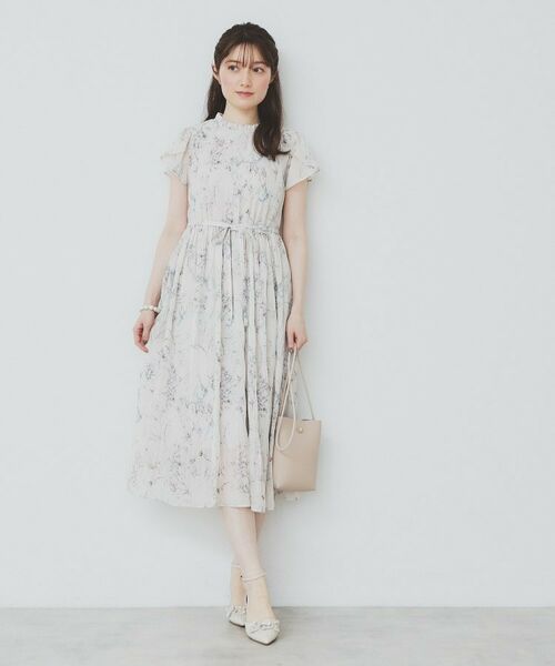 index / インデックス ミニ丈・ひざ丈ワンピース | マジョリカフレアワンピース【洗濯機洗い可】 | 詳細10