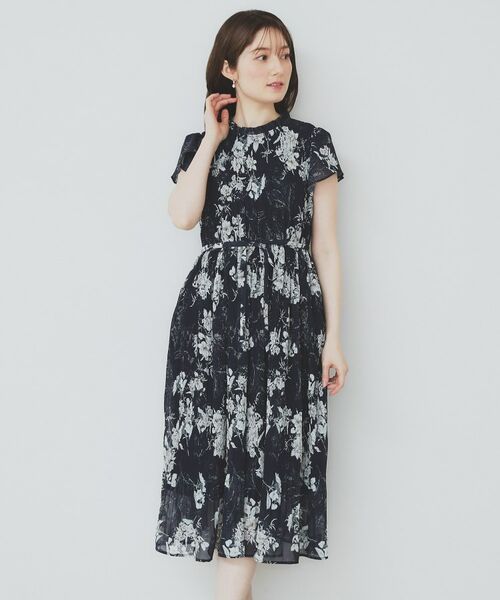 index / インデックス ミニ丈・ひざ丈ワンピース | マジョリカフレアワンピース【洗濯機洗い可】 | 詳細20
