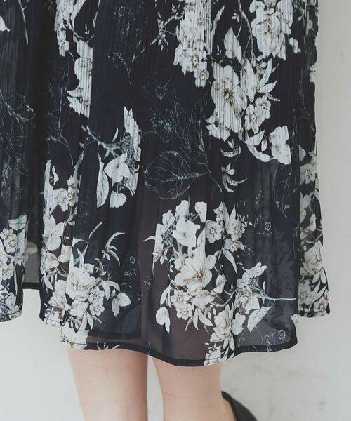 index / インデックス ミニ丈・ひざ丈ワンピース | マジョリカフレアワンピース【洗濯機洗い可】 | 詳細27