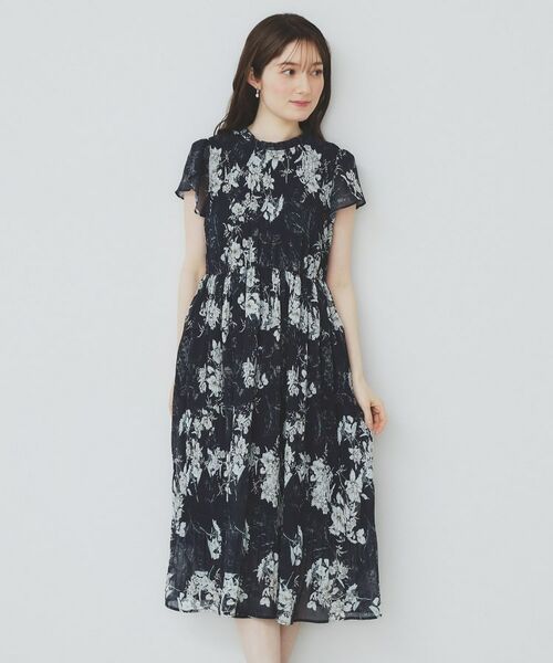 index / インデックス ミニ丈・ひざ丈ワンピース | マジョリカフレアワンピース【洗濯機洗い可】 | 詳細29
