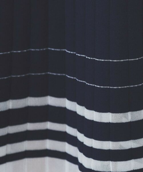 index / インデックス ミニ丈・ひざ丈ワンピース | シアーラインニットワンピース【UV/洗濯機洗い可】 | 詳細18