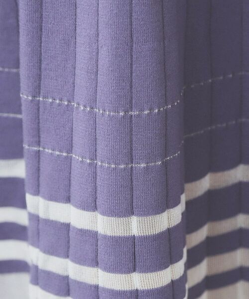 index / インデックス ミニ丈・ひざ丈ワンピース | シアーラインニットワンピース【UV/洗濯機洗い可】 | 詳細24