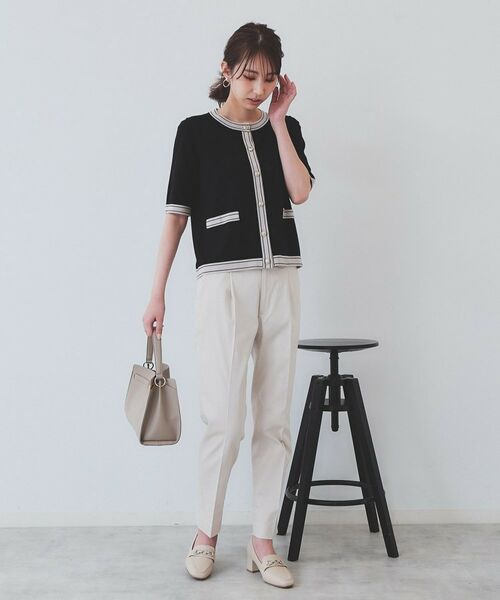 index / インデックス パンツ | 《6色展開/XS-LLサイズ》コンパクトストレッチテーパードパンツ【洗濯機洗い可/吸水速乾/透け防止/イージーアイロン】 | 詳細10