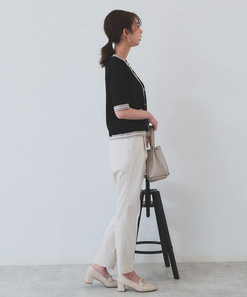 index / インデックス パンツ | 《6色展開/XS-LLサイズ》コンパクトストレッチテーパードパンツ【洗濯機洗い可/吸水速乾/透け防止/イージーアイロン】 | 詳細11