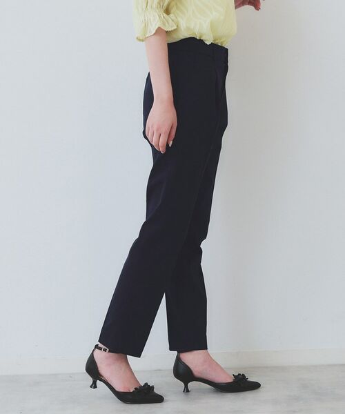 index / インデックス パンツ | 《6色展開/XS-LLサイズ》コンパクトストレッチテーパードパンツ【洗濯機洗い可/吸水速乾/透け防止/イージーアイロン】 | 詳細13