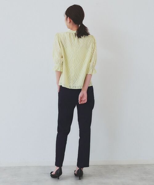 index / インデックス パンツ | 《6色展開/XS-LLサイズ》コンパクトストレッチテーパードパンツ【洗濯機洗い可/吸水速乾/透け防止/イージーアイロン】 | 詳細15