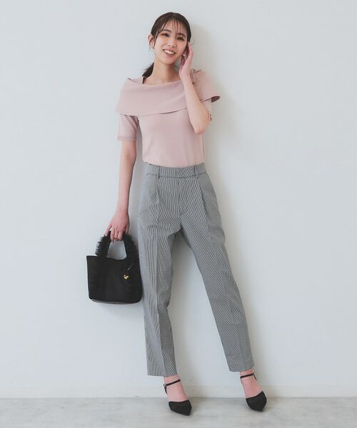 index / インデックス パンツ | 《6色展開/XS-LLサイズ》コンパクトストレッチテーパードパンツ【洗濯機洗い可/吸水速乾/透け防止/イージーアイロン】 | 詳細18