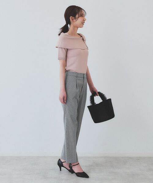 index / インデックス パンツ | 《6色展開/XS-LLサイズ》コンパクトストレッチテーパードパンツ【洗濯機洗い可/吸水速乾/透け防止/イージーアイロン】 | 詳細19