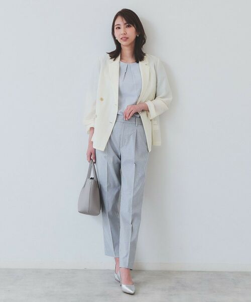 index / インデックス パンツ | 《6色展開/XS-LLサイズ》コンパクトストレッチテーパードパンツ【洗濯機洗い可/吸水速乾/透け防止/イージーアイロン】 | 詳細24